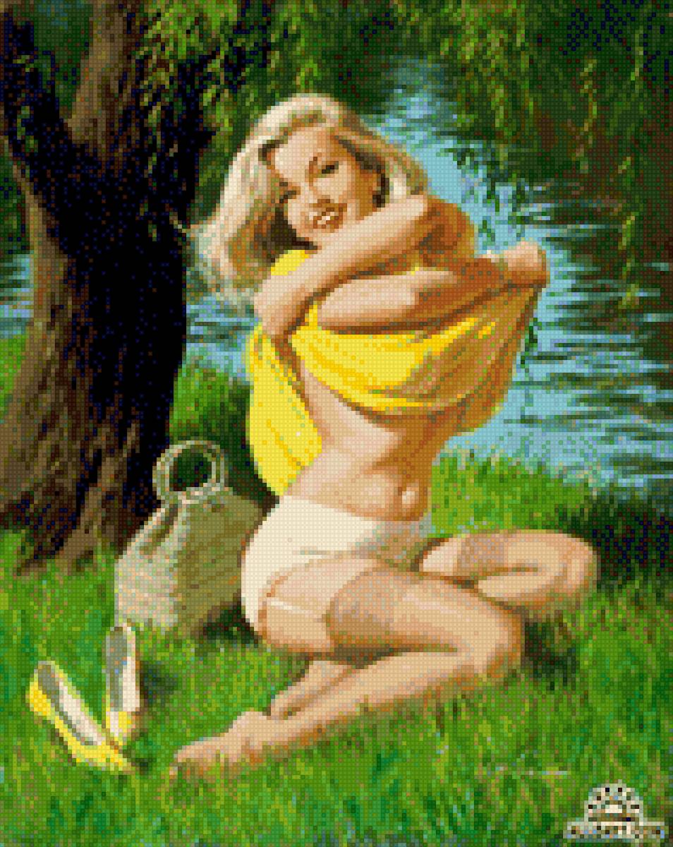 Пинк-ап (девушки) - картинки, календари, девушки, пинк-ап, оформление - предпросмотр