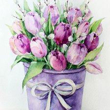 букет тюльпанов