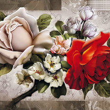 Схема вышивки «Розы»