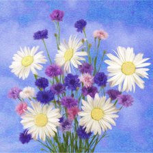 Схема вышивки «Ромашки»