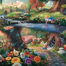 Схема вышивки «DISNEY ALICE IN WONDERLAND»