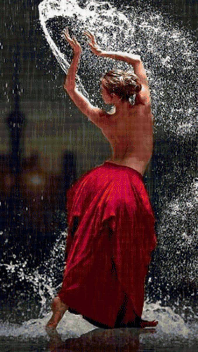 незнакомка - девушка, вода - предпросмотр