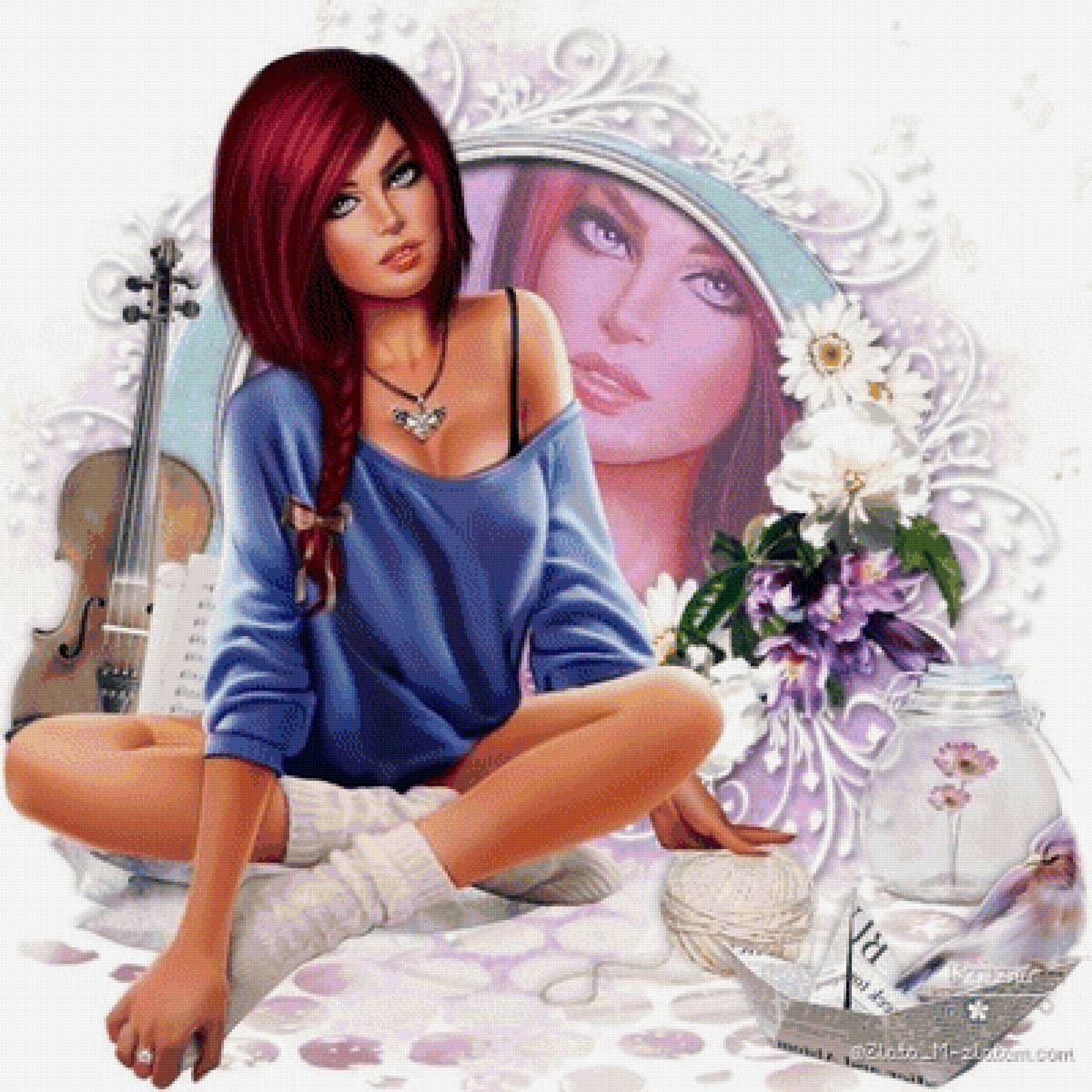 №2061116 - девушка, женские образы - предпросмотр