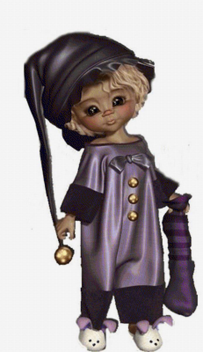 СИНИЙ ЧУЛОК - дети - предпросмотр