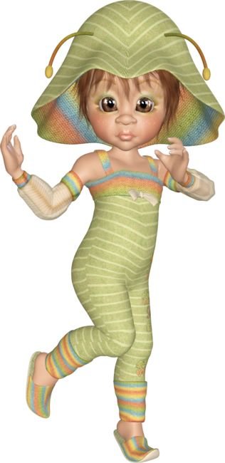 РАДУЖНАЯ БАБОЧКА - дети - оригинал