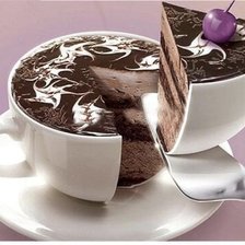 Схема вышивки «кофе-тортик»