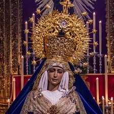 Схема вышивки «virgen amargura»