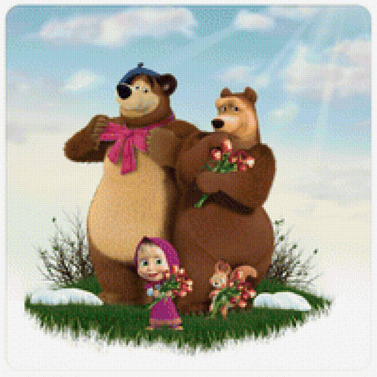 маша и медведь - предпросмотр