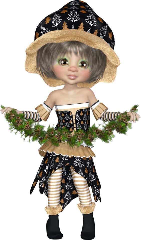 ЕЛОВАЯ ВЕТКА - дети - оригинал