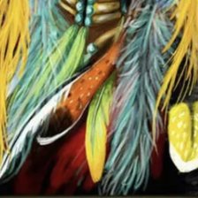 Схема вышивки «Индеец новый3»