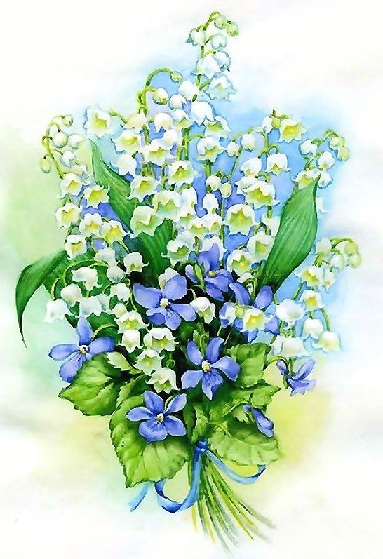 весенние цветы - оригинал