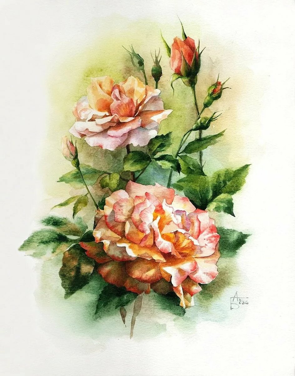 Розы винтаж - розы, цветы, винтаж - оригинал
