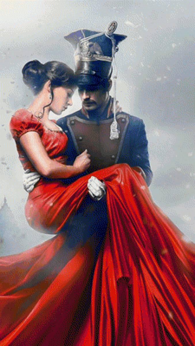 1812 - офицер, фильм 1812, зима, снег, девушка - предпросмотр