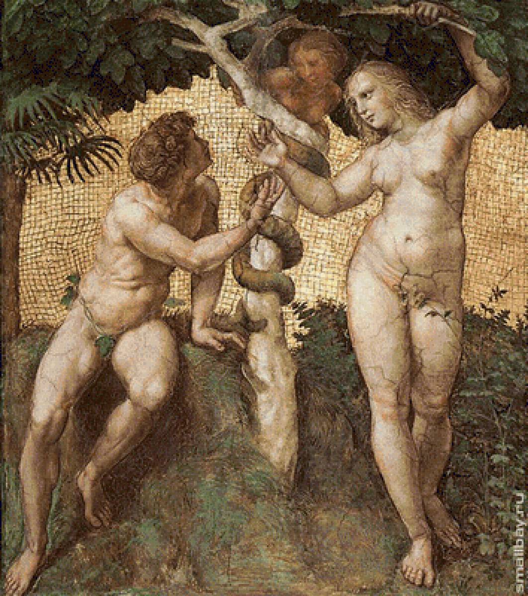 История любви адама и евы. Грехопадение Адама и Евы Микеланджело.