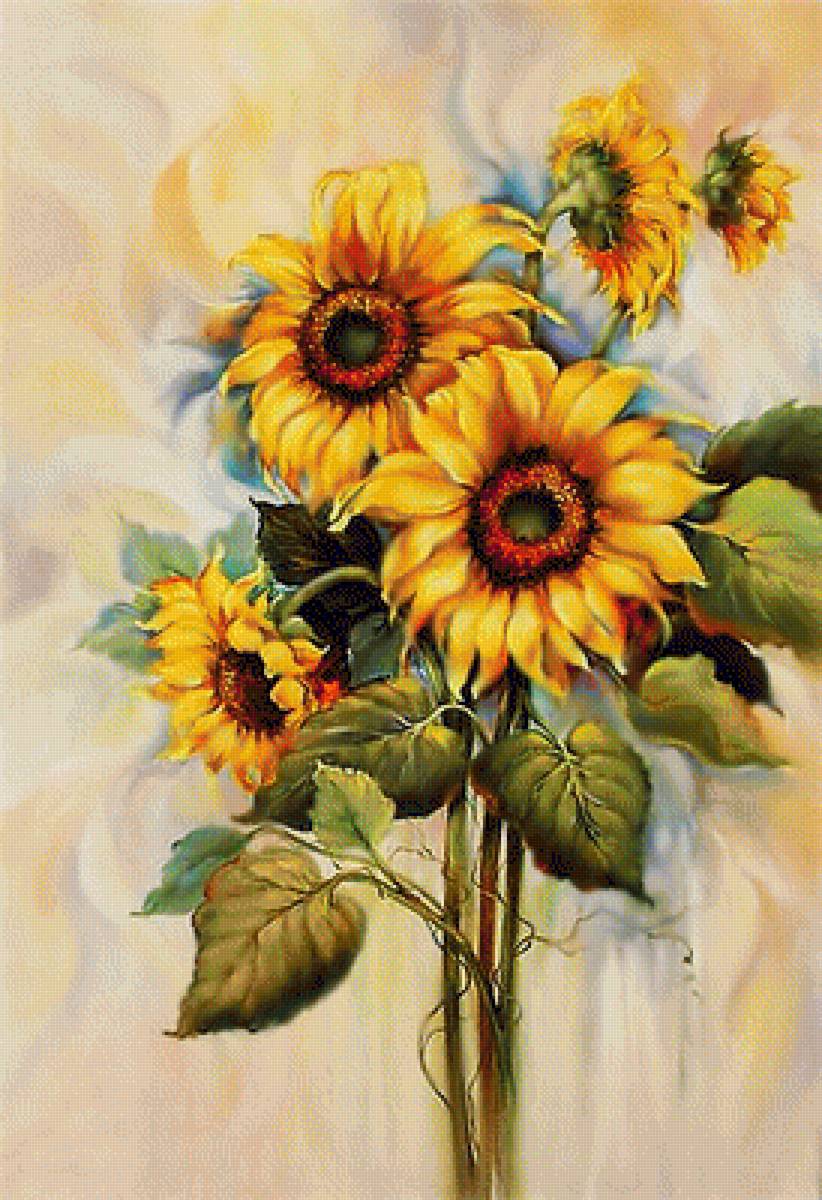 Натюрморт. - живопись., цветы, натюрморт - предпросмотр