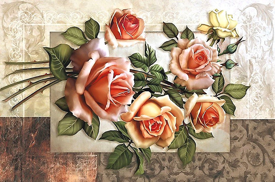 розы - оригинал