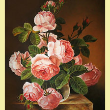 Оригинал схемы вышивки «Розы. Букет.» (№2068046)
