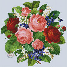 Схема вышивки «розы2»