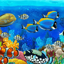 Схема вышивки «подводный мир»