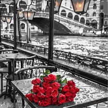 Схема вышивки «роза»