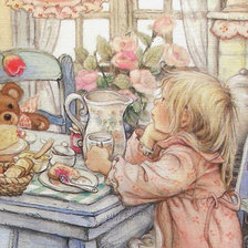 Схема вышивки «MERIENDA»