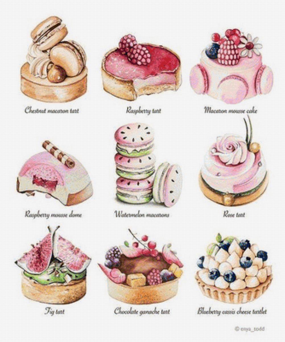 ПИРОЖЕНЫЕ-8 - торты-пирожные - предпросмотр