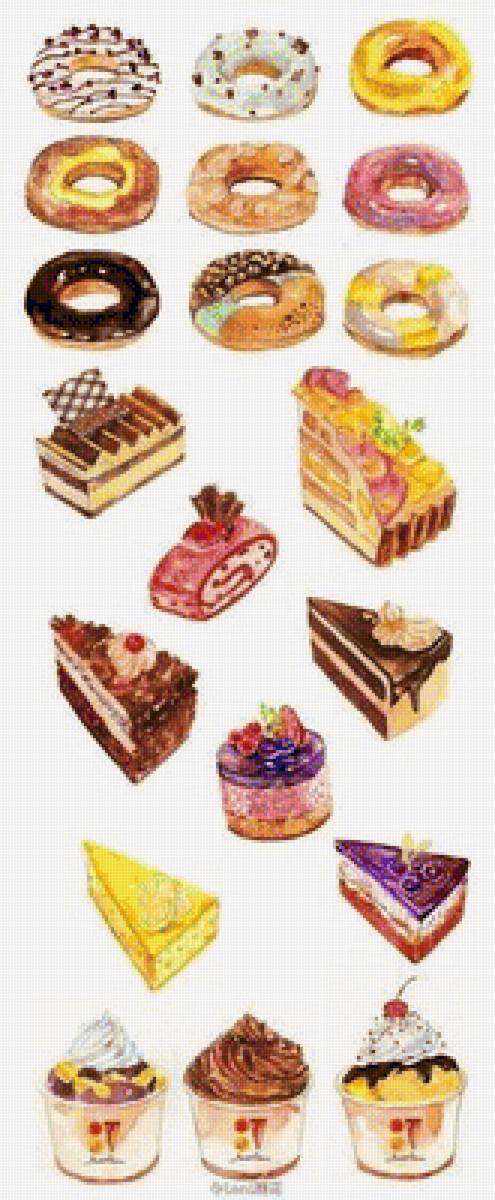 ПИРОЖЕНЫЕ-2 - торты-пирожные - предпросмотр