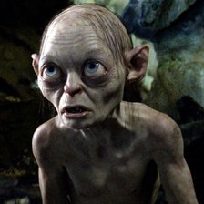 Схема вышивки «Горлум»