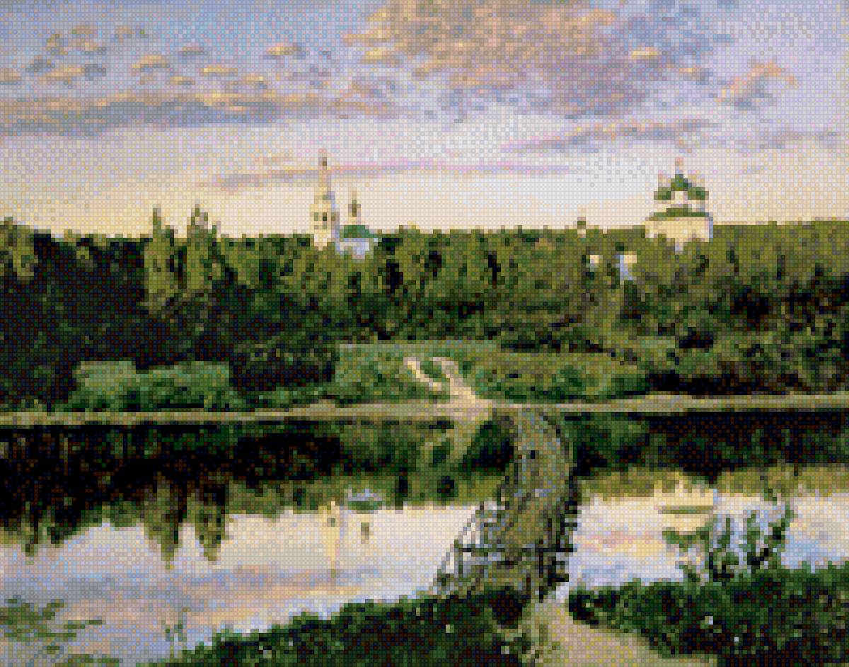 Тихая обитель - тихая обитель, левитан - предпросмотр