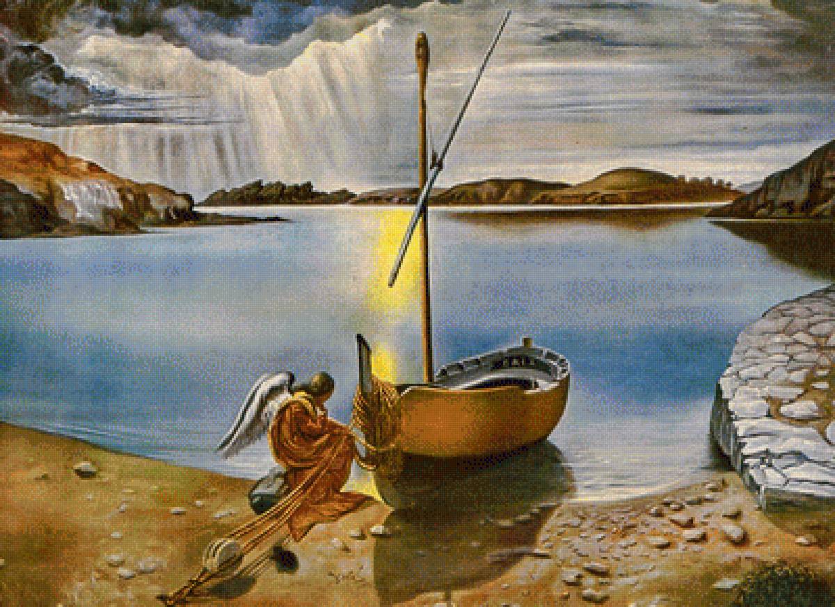 L'àngel de Port Lligat. - salvador dalí painter. - предпросмотр