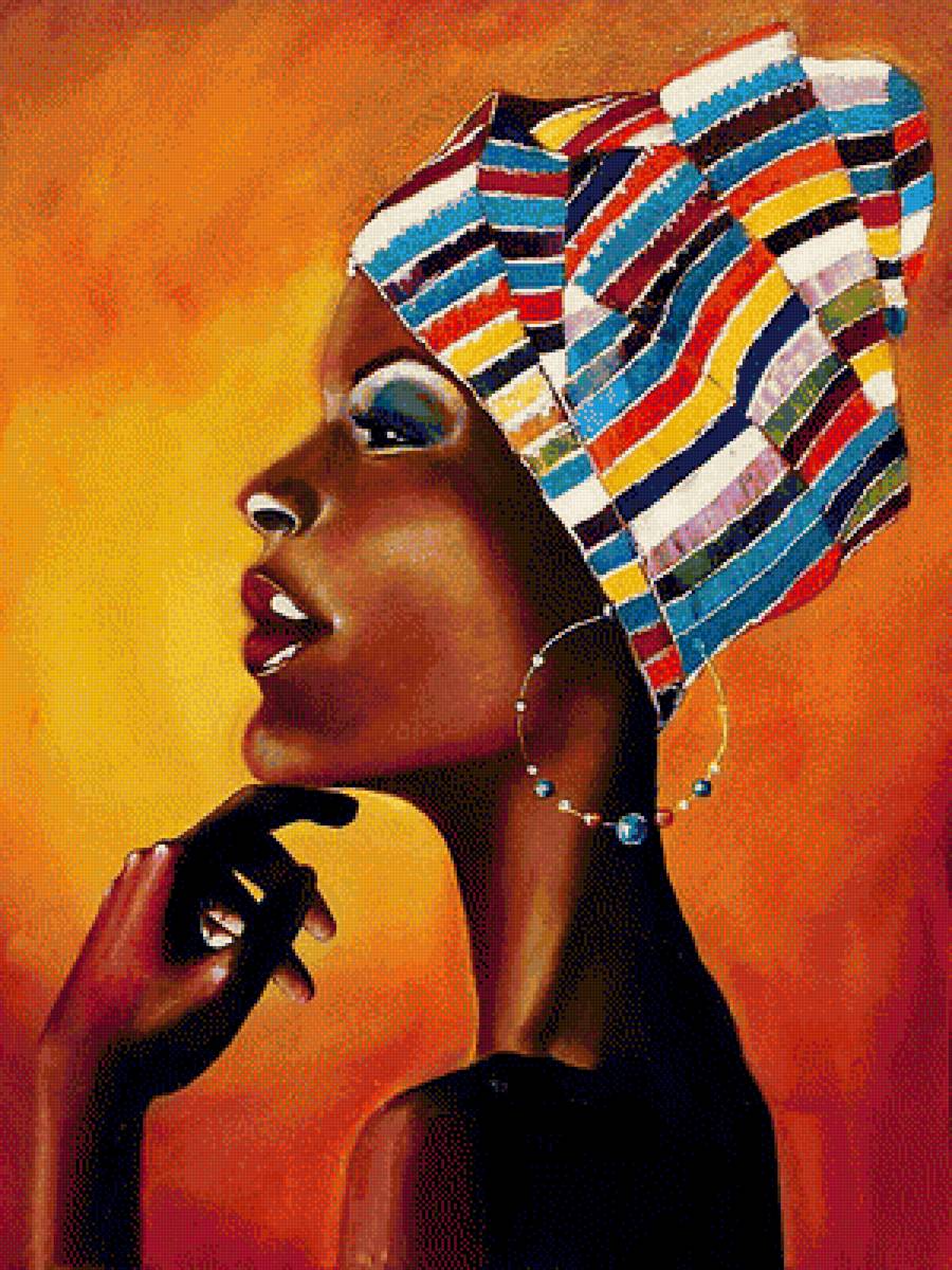 Африканка - африка, африканка, девушка - предпросмотр