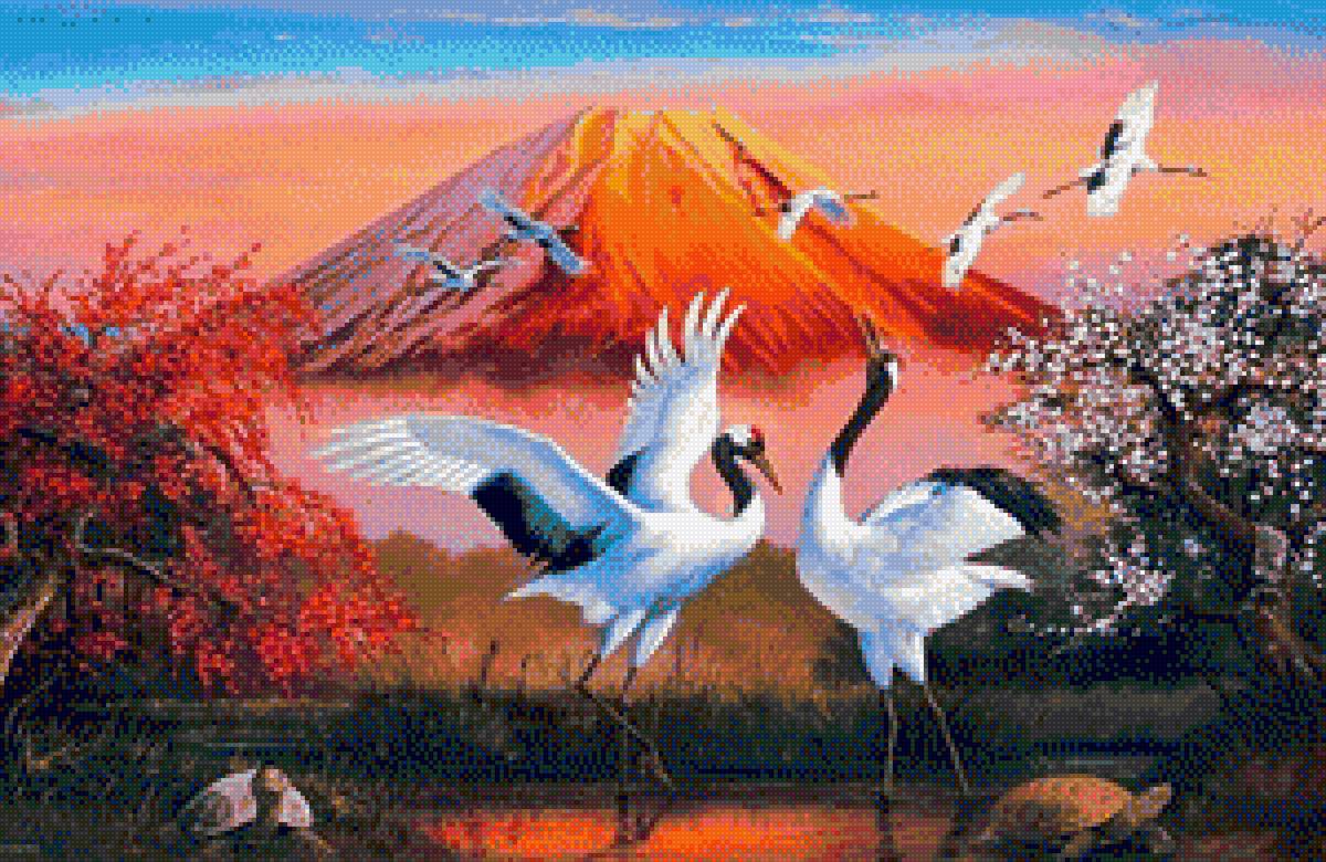 Танцующие журавли - журавли - предпросмотр