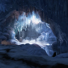 Схема вышивки «Пещера»