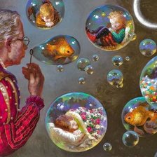 Схема вышивки «Бабушкина забота»