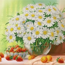 Схема вышивки «Ромашки»