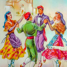 Оригинал схемы вышивки «Sardana-Regional Dance.» (№2072366)