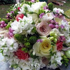 Схема вышивки «Букет цветов»