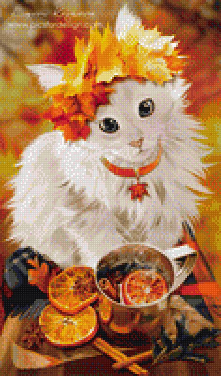 осеняя киса - киса осень осеняя киса кот кошки котята - предпросмотр