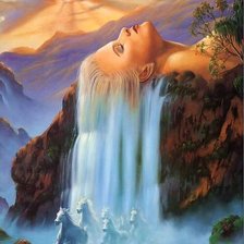 Схема вышивки «cascada»