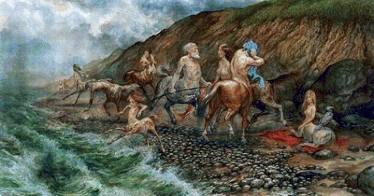 КЕНТАВРЫ - картины - предпросмотр