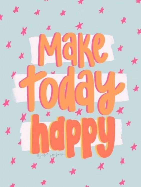 make today happy - надписи, английский - оригинал