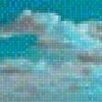 Предпросмотр схемы вышивки «бирюзовое небо и море» (№2073794)