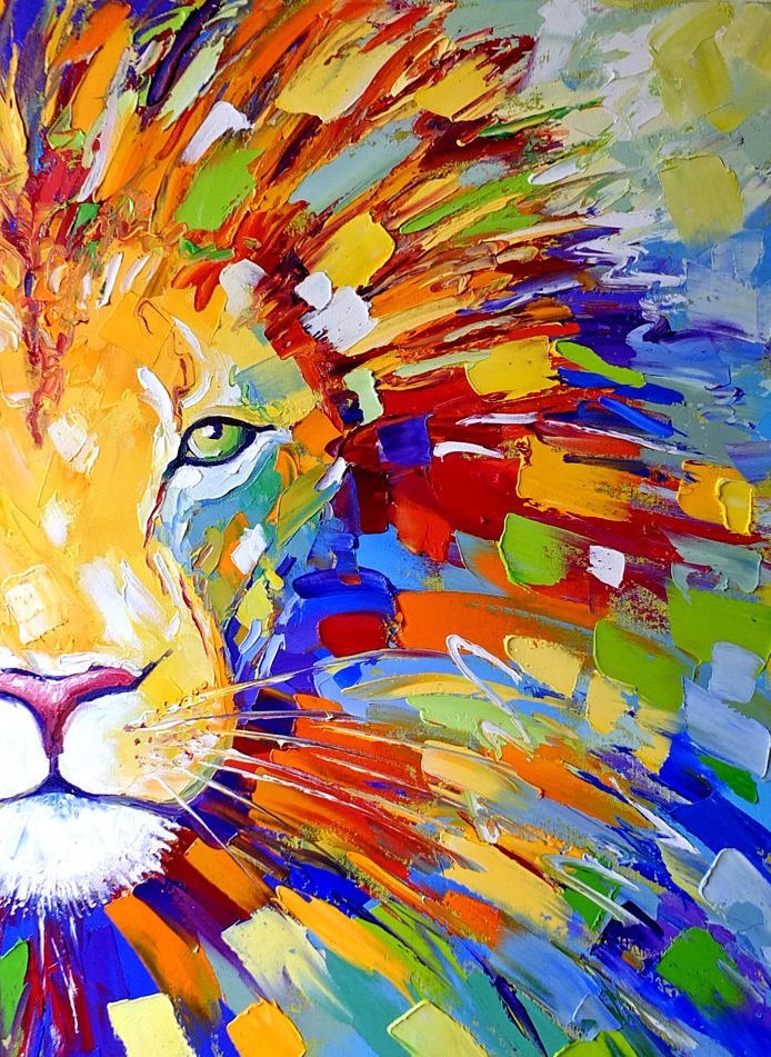 лев - животные, лев - оригинал