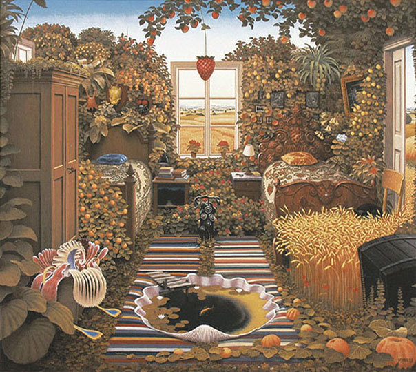 ЯЦЕК ЙЕРКА.ЛЕТНЯЯ СПАЛЬНЯ - картины - оригинал