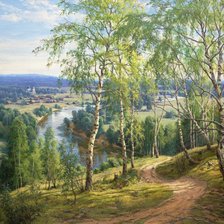 Схема вышивки «С.Басов - Начало лета»