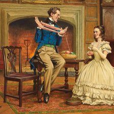 Схема вышивки «пряжа»