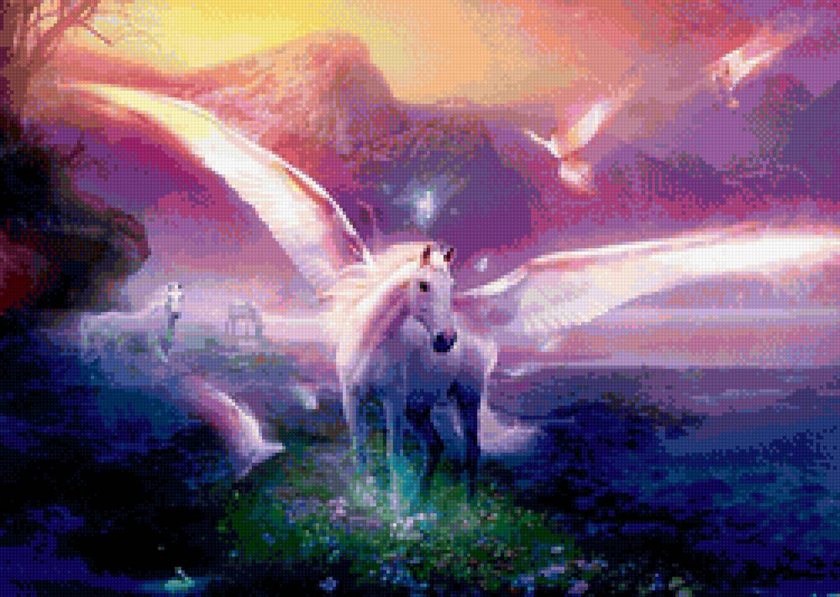 Фэнтези Единорог - фэнтези, единорог - предпросмотр