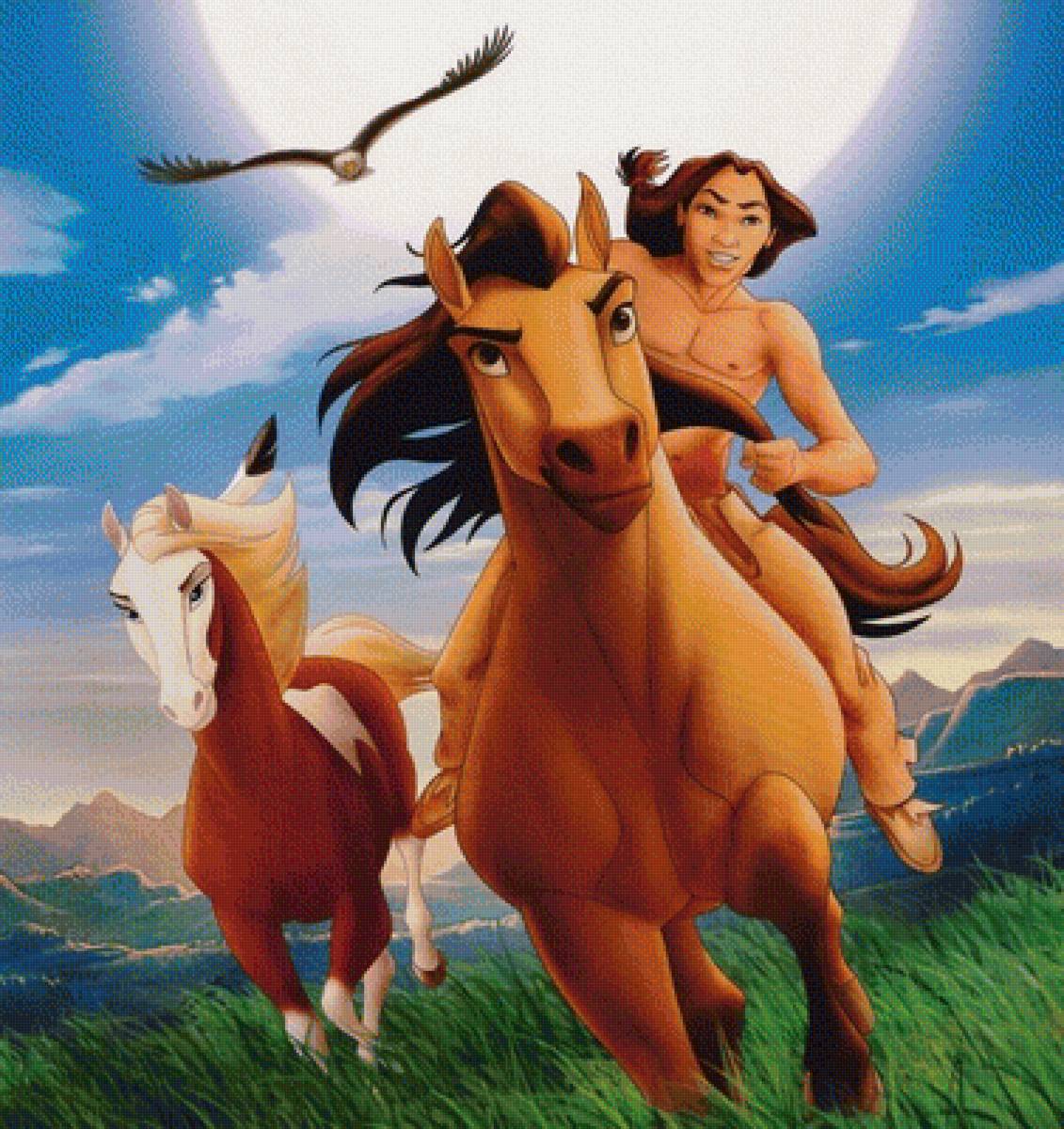 Спирит - душа прерий - мульт, мультфильм - предпросмотр