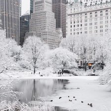 Схема вышивки «Нью Йорк»