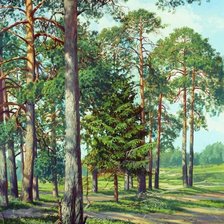 Схема вышивки «пейзаж»